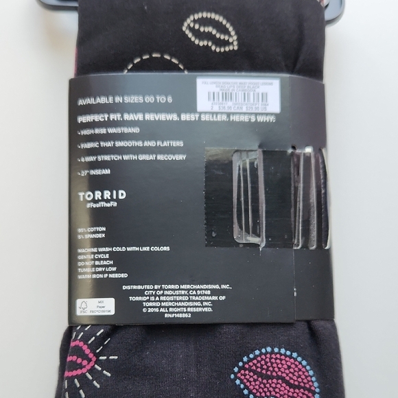 Torrid Black Full-Length Leggings - Picture 5 of 7